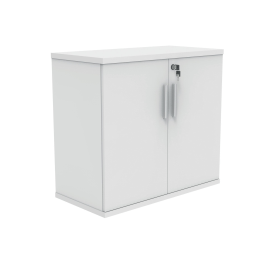 Polaris Cupboard Lockable 800mm x 400mm x 730mm Arctic White 831657 F