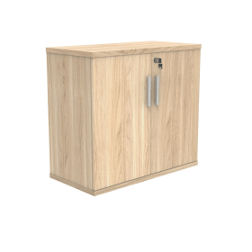 Polaris Cupboard Lockable 800mm x 400mm x 730mm Canadian Oak 831652 F