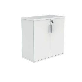Polaris Cupboard Lockable 800mm x 400mm x 816mm Arctic White 831658 F