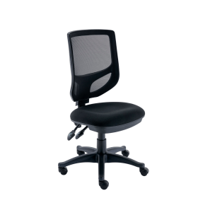 Polaris Nesta Mesh Back Operator Chair 2 Lever 590mm x 900mm x 1050mm Black 831596 F
