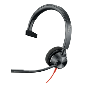 Poly Blackwire 3310 Wired Monaural USB C A Black Headset 858650 F