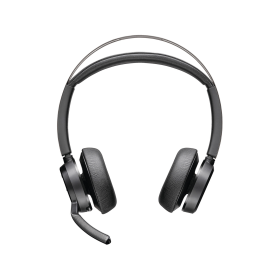 Poly Voyager Focus 2 Wireless On Ear USB C Headset USB C A Adapter Black 916809 F