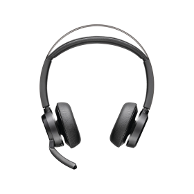Poly Voyager Focus 2 Wireless On Ear USB C Headset with Charging Stand Black 908816 F