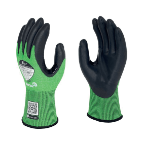 Polyco Polyflex Eco Cut Foamed Nitrile Palm Coated Cut Resistant Gloves Medium 10 Pack 893455 F