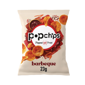 Popchips Barbeque Crisps 23g 24 Pack 828112 F