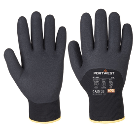 Portwest Arctic Winter Gloves Black XL 12 Pack 875353 F