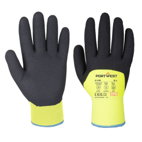 Portwest Arctic Winter Gloves Yellow Large 12 Pack 875355 F