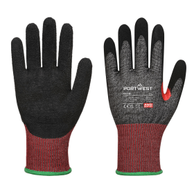 Portwest CS Cut F13 Nitrile Gloves Black Medium 12 Pack 863328 F