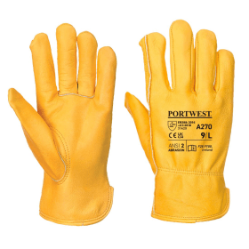 Portwest Classic Driver Gloves Tan Large 12 Pack 868054 F