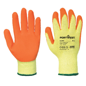 Portwest Classic Grip Gloves Latex Orange Medium 12 Pack 692437 F