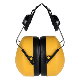 Portwest Clip On Ear Defenders Yellow 10 Pack POW17177 F