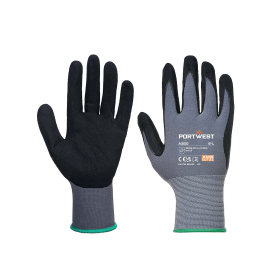 Portwest DermiFlex Gloves Black Large 12 Pack 836875 F