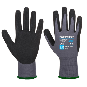 Portwest Dermiflex Aqua Gloves Grey Black Medium 12 Pack 875454 F