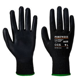 Portwest Economy Cut Gloves Black XL 12 Pack 869013 F