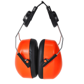 Portwest Endurance HV Clip On Ear Defenders Orange 10 Pack POW25881 F