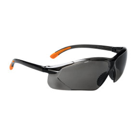 Portwest Fossa Safety Glasses Smoke 12 Pack POW18601 F