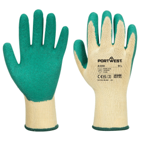 Portwest Grip Gloves Latex Green Medium 12 Pack 866655 F
