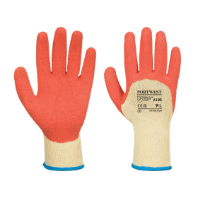 Portwest Grip Xtra Gloves Yellow Orange XL 12 Pack 867740 F