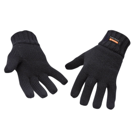 Portwest Insulated Knit Gloves Black 12 Pack 863955 F