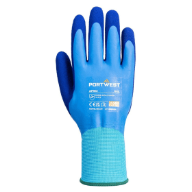 Portwest Liquid Pro Gloves Blue Medium 12 Pack 864196 F
