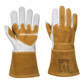 Portwest Mig Welding Gauntlet Brown XL 6 Pack 863546 F