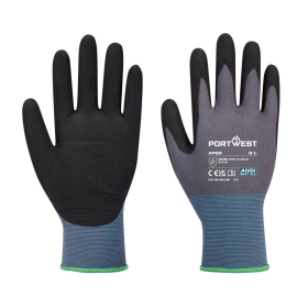 Portwest NPR Pro Nitrile Foam Black Grey Small 12 Pack 870941 F