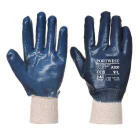 Portwest Nitrile Knitwrist Navy XL 12 Pack 864500 F