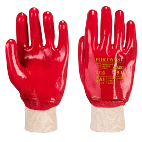 Portwest PVC Knitwrist Red XL 12 Pack 870112 F