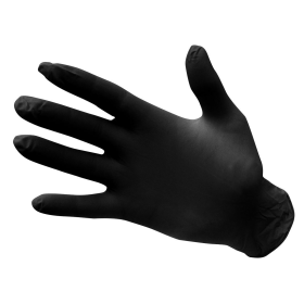 Portwest Powder Free Nitrile Disposable Glove Black XL 100 Pack 870663 F