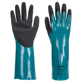 Portwest Sandy Grip Lite Gauntlet Blue Black Large 12 Pack 865840 F