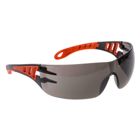 Portwest Tech Look Safety Glasses Smoke 12 Pack POW27358 F