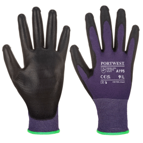 Portwest Touchscreen PU Purple Black Small 12 Pack 863597 F