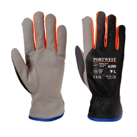 Portwest Wintershield Gloves Black Orange Medium 12 Pack 860679 F