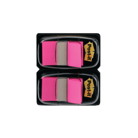 Post it Index Tabs Dispenser 25x43mm Pink 100 Pack 680 BP2EU 374603 F