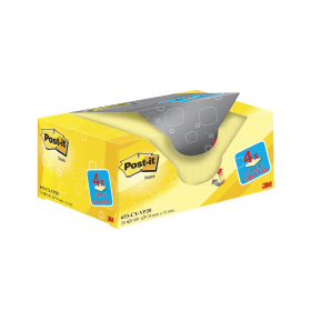 Post it Notes 38mm x 51mm Canary Yellow VALUE PACK 4 FREE Pads 20 Pack 441621 F