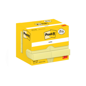 Post it Sticky Notes 100 Sheets 38mm x 51mm Yellow 12 Pack