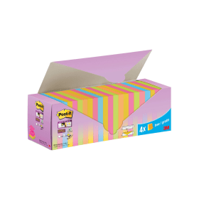 Post it Sticky Z Notes 90 Sheets 76mm x 76mm Cabinet 24 Pack 612952 F