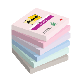 Post it Super Sticky Notes 90 Sheets 76mm x 76mm Soulful 6 Pack 761479 F