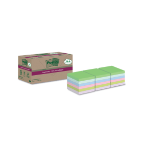 Post it Super Sticky Recycled 70 Sheets 76mm x 76mm Yellow 18 Pack 787870 F
