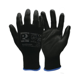 Pred Jet Cut A Gloves Polyurethane Palm Coating Black XS 931079 F