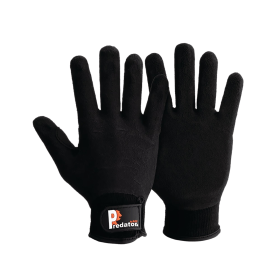 Pred Needle Cut F Safety Needle Gloves Latex Black Medium 931094 F