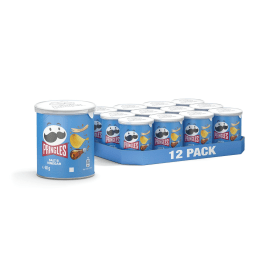 Pringles Salt and Vinegar Crisps 40g 12 Pack 476844 F