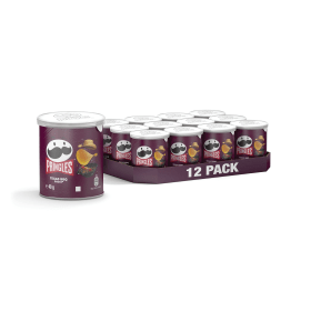 Pringles Texas BBQ Sauce Crisps 40g 12 Pack 761504 F