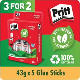 Pritt Stick Glue Stick 43g 15 Pack 3 for 2 467992 F