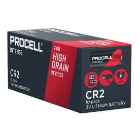 Procell Intense CR2 Batteries 10 Pack 5000394163300 DU16330 F