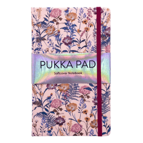 Pukka Bloom Notebook Ruled 192 Pages A5 White 3 Pack 930783 F