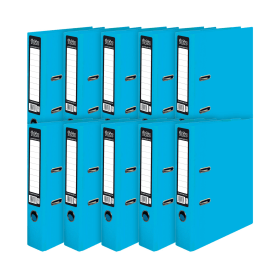 Pukka Brights Lever Arch File A4 Blue 10 Pack 594940 F