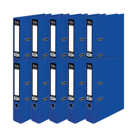 Pukka Brights Lever Arch File A4 Navy 10 Pack 610496 F
