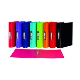 Pukka Brights Ringbinder 25mm A4 Assorted 10 Pack 610499 F