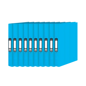 Pukka Brights Ringbinder 25mm A4 Blue 10 Pack 594935 F